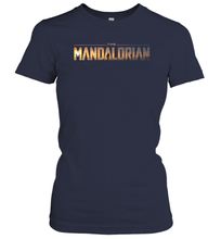 Load image into Gallery viewer, Star Wars The Mandalorian Series Logo Women Cotton T-Shirt