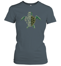 Load image into Gallery viewer, And Into The Ocean I Go To Lose My Mind And Find My Soul Tee Women Cotton T-Shirt