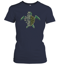 Load image into Gallery viewer, And Into The Ocean I Go To Lose My Mind And Find My Soul Tee Women Cotton T-Shirt