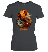 Load image into Gallery viewer, Disney Lion King Main Cast Poster (2) Women Cotton T-Shirt