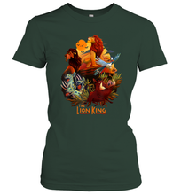 Load image into Gallery viewer, Disney Lion King Main Cast Poster (2) Women Cotton T-Shirt