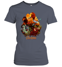 Load image into Gallery viewer, Disney Lion King Main Cast Poster (2) Women Cotton T-Shirt