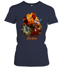 Load image into Gallery viewer, Disney Lion King Main Cast Poster (2) Women Cotton T-Shirt