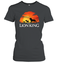 Load image into Gallery viewer, Disney Lion King Sunset Women Cotton T-Shirt
