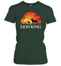 Load image into Gallery viewer, Disney Lion King Sunset Women Cotton T-Shirt