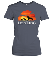 Load image into Gallery viewer, Disney Lion King Sunset Women Cotton T-Shirt