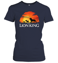 Load image into Gallery viewer, Disney Lion King Sunset Women Cotton T-Shirt