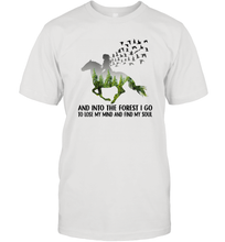 Load image into Gallery viewer, Womens And Into The Forest I go to Lose My mind and find my Soul Men Cotton T-Shirt