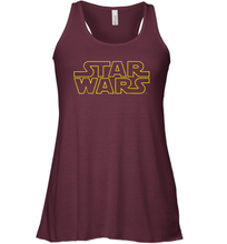 Load image into Gallery viewer, Star Wars Simple Logo Outline Women Racerback Tank