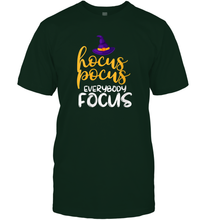Load image into Gallery viewer, Womens Funny Teacher Hocus Pocus Everybody Focus Halloween Men Cotton T-Shirt
