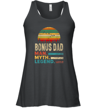 Load image into Gallery viewer, Bonus Dad The Man The Myth The Legend T Shirt Vintage Papa Women Racerback Tank