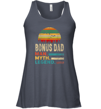 Load image into Gallery viewer, Bonus Dad The Man The Myth The Legend T Shirt Vintage Papa Women Racerback Tank