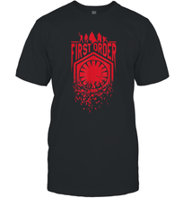 Load image into Gallery viewer, Star Wars Last Jedi First Order Red Fracture Men Cotton T-Shirt