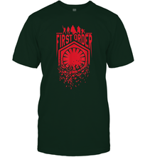 Load image into Gallery viewer, Star Wars Last Jedi First Order Red Fracture Men Cotton T-Shirt