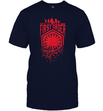 Load image into Gallery viewer, Star Wars Last Jedi First Order Red Fracture Men Cotton T-Shirt