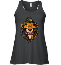Load image into Gallery viewer, Disney Lion King Scar Pattern Fill Head Shot Portrait Women Racerback Tank