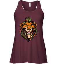 Load image into Gallery viewer, Disney Lion King Scar Pattern Fill Head Shot Portrait Women Racerback Tank