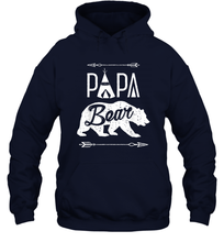 Load image into Gallery viewer, Papa Bear T shirt Fathers Day Family Matching Couple Men Unisex Hooded Sweatshirt
