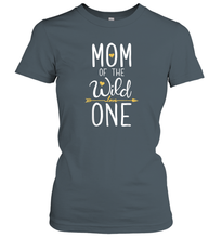 Load image into Gallery viewer, Mom of the Wild One T shirt Mother Moms Mommy Women Gifts Women Cotton T-Shirt