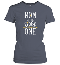 Load image into Gallery viewer, Mom of the Wild One T shirt Mother Moms Mommy Women Gifts Women Cotton T-Shirt