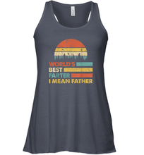 Load image into Gallery viewer, World's Best Farter, I Mean Father T Shirt Funny Dad Vintage Gift Women Racerback Tank
