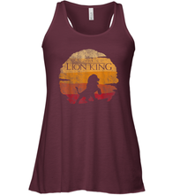 Load image into Gallery viewer, Disney Lion King Simba Sunset Heat Wave Women Racerback Tank