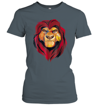 Load image into Gallery viewer, Disney Lion King Mufasa Geometrics Women Cotton T-Shirt