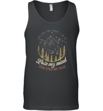 Load image into Gallery viewer, And into the forest I go to lose my mind and find my soul Tees Graphic Men Cotton Tank Top