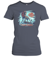 Load image into Gallery viewer, Disney Lion King Proud Simba Chalk Graphic Women Cotton T-Shirt