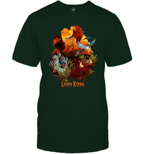 Load image into Gallery viewer, Disney Lion King Main Cast Poster Men Cotton T-Shirt