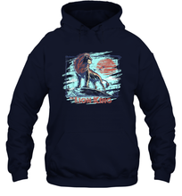 Load image into Gallery viewer, Disney Lion King Proud Simba Chalk Graphic Unisex Hooded Sweatshirt