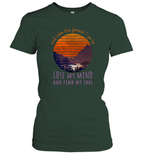 Load image into Gallery viewer, Into the Forest  I Lose My Mind  Hippie Lifestyle Clip Art Women Cotton T-Shirt