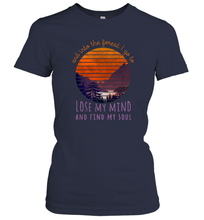Load image into Gallery viewer, Into the Forest  I Lose My Mind  Hippie Lifestyle Clip Art Women Cotton T-Shirt