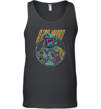 Load image into Gallery viewer, Star Wars Boba Fett Neon Blaster Vintage Graphic Men Cotton Tank Top