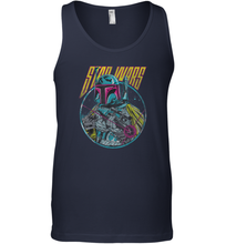 Load image into Gallery viewer, Star Wars Boba Fett Neon Blaster Vintage Graphic Men Cotton Tank Top