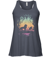 Load image into Gallery viewer, Disney Lion King Gradient Jungle Trio Women Racerback Tank