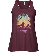 Load image into Gallery viewer, Disney Lion King Gradient Jungle Trio Women Racerback Tank