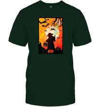Load image into Gallery viewer, Star Wars Yoda Silhouette Halloween Men Cotton T-Shirt