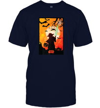 Load image into Gallery viewer, Star Wars Yoda Silhouette Halloween Men Cotton T-Shirt