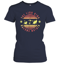 Load image into Gallery viewer, Disney Lion King Hakuna Matata Deep Red And Yellow Women Cotton T-Shirt