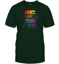 Load image into Gallery viewer, Star Wars Darth Vader Rainbow Darkside Pride Graphic Men Cotton T-Shirt