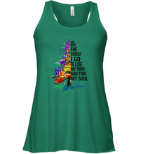 Load image into Gallery viewer, And Into The Forest I Go To Lose My Mind And Find My Soul Gift Women Racerback Tank