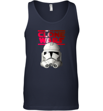 Load image into Gallery viewer, Star Wars The Clone Wars Trooper Helmet Men Cotton Tank Top