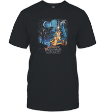 Load image into Gallery viewer, Star Wars A New Hope Faded Vintage Poster Graphic Men Cotton T-Shirt