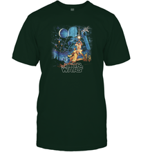 Load image into Gallery viewer, Star Wars A New Hope Faded Vintage Poster Graphic Men Cotton T-Shirt
