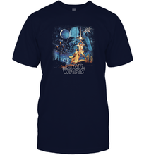 Load image into Gallery viewer, Star Wars A New Hope Faded Vintage Poster Graphic Men Cotton T-Shirt