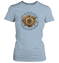 Load image into Gallery viewer, And Into The Forest I Go To Lose My Mind Hippie Women Cotton T-Shirt