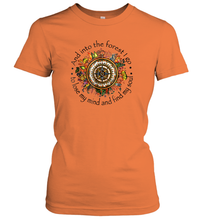 Load image into Gallery viewer, And Into The Forest I Go To Lose My Mind Hippie Women Cotton T-Shirt