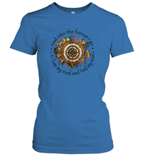 Load image into Gallery viewer, And Into The Forest I Go To Lose My Mind Hippie Women Cotton T-Shirt