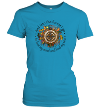 Load image into Gallery viewer, And Into The Forest I Go To Lose My Mind Hippie Women Cotton T-Shirt